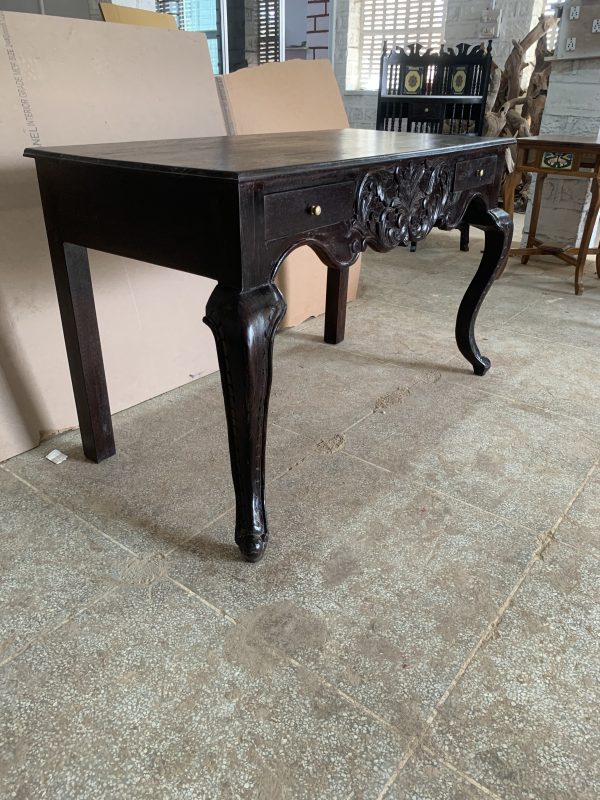 Wooden Craving Console Table - Image 2