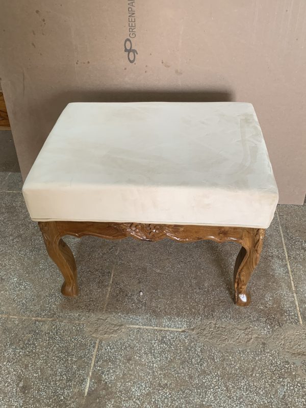 Teak Wood Sitting Stool - Image 3